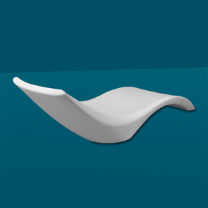 Chaise longue de piscine imperméable blanche pour bord de piscine, <span class=keywords><strong>transat</strong></span> de plage, chaise longue de jour - Product Image 3