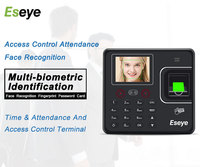 Máquina de Control de Acceso y Asistencia con Pantalla Táctil de 5 Pulgadas, Huella Dactilar, RFID, Reconocimiento Facial Dinámico, Terminal de Seguridad para Puertas