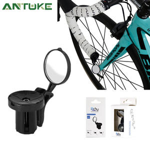 Richy Bicycle Rearview <b>Mirror</b> 72x60.5x111mm Adjustable Handlebar Mount For Road Bicycles <b>Black</b> <b>Metal</b> Safety <b>Mirror</b> - Product Image 3