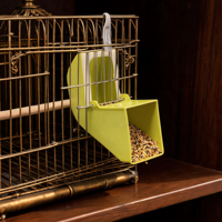 Mangeoire automatique externe pour oiseaux, distributeur à trémie basculante pour perroquet, mangeoire anti-déversement pour cage
