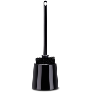Portascopino con Scopino Nero Opaco 108587 per Pulizia Bagno e Cucina - Product Image 2