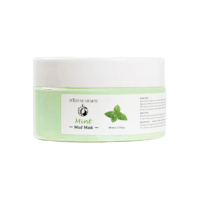 Masque de boue facial à la menthe végétalien anti-acné éclaircissant pour les pores des fruits avec logo
