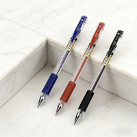 Stylos gel à pointe bille 0,5 mm |   3 couleurs, encre de grande capacité, recharges remplaçables, poignée antidérapante pour l'écriture quotidienne au bureau et à l'école
