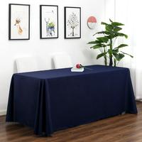 Nappe imprimée en polyester personnalisée couleur unie lavable couverture de table pour les événements publicitaires fournitures de fête promotionnelles