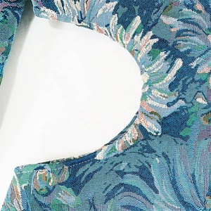 Custom <strong>Design</strong> Women's Floor-Length Strapless Woven Cotton Jacquard Eco-Friendly Tassel Streetwear Tapestry <strong>Dress</strong> - Product Image 5