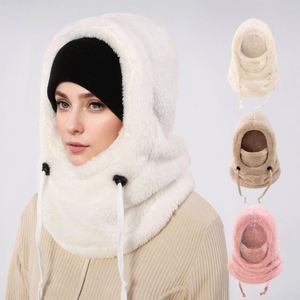 Çocuklar İçin Kışlık Sıcak ve Rüzgar Geçirmez Entegre Koruyucu Şapka Çocuk Kalın Örgü Şapka - Product Image 5