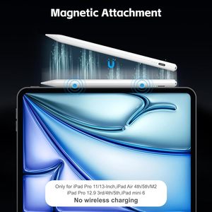 Lápiz Capacitivo Activo WK para <span class=keywords><strong>iPad</strong></span> 2018-2026, Diseño Gráfico, 30 Horas de Duración, Sensor de Inclinación, Carga USB-C, Punta Reemplazable, Forma de D - Product Image 3