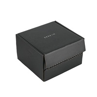 Boîte d'expédition en carton ondulé personnalisée avec bande détachable et insert, impression couleur intégrale, pour cosmétiques, vêtements, électronique et cadeaux