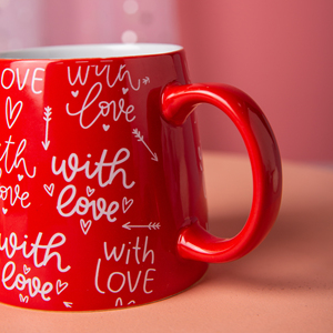 <span class=keywords><strong>Tasse</strong></span> à café en <span class=keywords><strong>porcelaine</strong></span> rose, <span class=keywords><strong>grande</strong></span> capacité, <span class=keywords><strong>tasse</strong></span> à café imprimée personnalisée, bon marché en vrac - Product Image 4