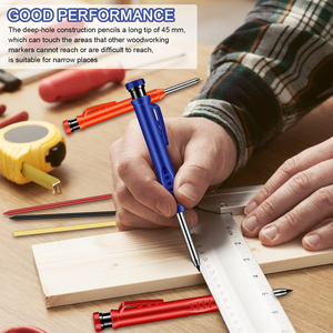 Crayon de menuisier mécanique robuste, cm, pour scripteur, constructeur du bois - Product Image 5