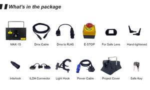 Projecteur Laser de Scène RGB Animé Haute Puissance 21W/30W/35W ILDA/FB4 pour DJ et Bars, Éclairage de Spectacle IP54 avec Contrôle DMX512 - Product Image 6