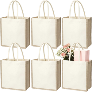 กระเป๋าผ้ากระสอบสีสันสดใสพร้อมช่องใส่ของแบบธรรมชาติ - Product Image 1
