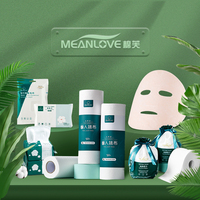 Serviette de bain jetable non tissée Massage des mains Spa Voyage Portable et économique Pack individuel pour Salon de beauté Marque Meanlove