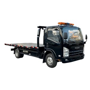 รถยกอีซูซุ NPR 4x2 5 ตัน แบบเต็มพื้นเรียบ ยกพื้นลงระดับพื้นดินได้ พร้อมวินซ์ - Product Image 1