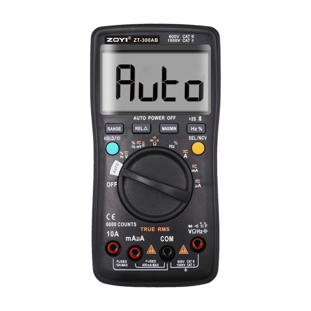 Smart True - RMS Digital Multimeter Auto Blue-Tooth Phone Connect Multimeter ZOYI ZT300AB