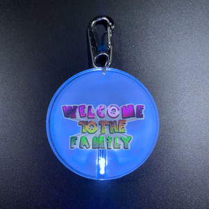 Xác minh OEM biểu tượng tùy chỉnh PS Led Trống huy hiệu với Keyring LED Glow nút pin huy hiệu cho các sự kiện bên - Product Image 1
