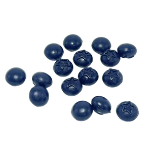 CHENXI Dijes de Arándanos 3D Simulados, Adornos DIY para Pasteles de Crema, 1.2x0.9cm, para Colgantes, Bolsos y Decoración de Llaves de Coche - Product Image 1