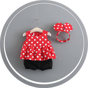Ropa al por mayor para niñas y bebés: Conjunto de diadema y camiseta de Bursa, Tailandia. Tienda online mayorista. - Product Image 1