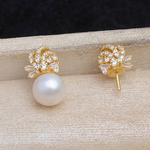 อุปกรณ์ DIY ต่างหูเงินแท้ S925 แบบปกปิด พร้อมทอง 14K ชุบ 9-10 บาโอโถว ขนาด 3 มม. - Product Image 2