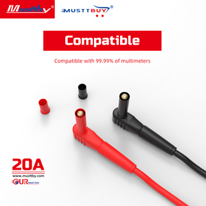 Musttby G21 20A evrensel silikon kauçuk Test probu multimetre Test kabloları için kablo LED <span class=keywords><strong>Tester</strong></span> multimetre - Product Image 4