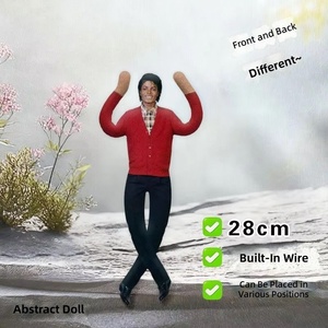 Nuovo Stile Bambola di Peluche di Michael Jackson con Articolazioni Mobili, Accessorio per Cosplay, Decorazione per la Stanza, Regalo Artigianale in Tessuto - Product Image 6