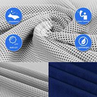 Serviette de sport rafraîchissante instantanée en microfibre, douce et respirante, pour le cou, avec logo personnalisé – Offre spéciale été