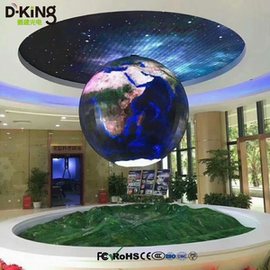Pantalla LED Esférica P2.5 de 1000 mm de Diámetro, Curva para Interiores, Inmersiva de 360°, Señalización Digital de Alto Brillo - Product Image 1