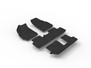 Alfombrilla universal impermeable para todo tipo de clima, blíster de goma, plato profundo para Chevrolet ORLANDO 2018-2020, 7 asientos - Product Image 2