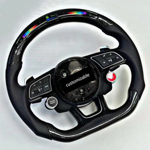 Volant sport en fibre de carbone à LED, vente chaude, pour <span class=keywords><strong>Audi</strong></span> A3/A4/A5/A6/A7/RS3/RS4/RS5/S3/S4/S5/Q2/<span class=keywords><strong>Q3</strong></span>/Q4/Q5/TT/R8/B8/B9/Q7/Q8 - Product Image 6