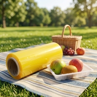Hoogwaardige PVC-clingfolie rollen, PET-plastic voedselveilige zakken voor keuken, fruit, beautysalon - groothandel vanaf de fabriek