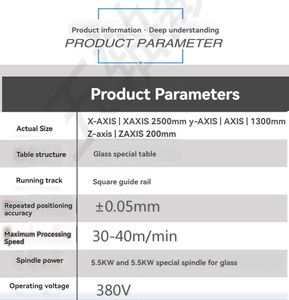 Composants de noyau de moteur de PLC de coupeur de verre automatique résistants personnalisables pour la fabrication de machines de traitement du verre - Product Image 4