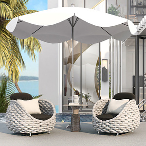 Phật sơn nhà máy bán chạy nhất Bắc Âu thiết kế Patio đồ gỗ ngoài trời dệt mây <span class=keywords><strong>sofa</strong></span> giải trí vườn <span class=keywords><strong>Set</strong></span> với Bàn cà phê - Product Image 5