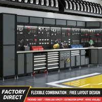 Station de travail pour la réparation automobile, armoire à outils combinée, chariot à outils mobile pour les stations de pompiers, établi d'entretien pour les ateliers 4S