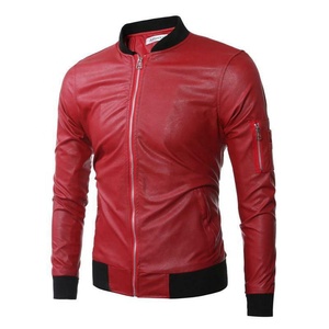 Men's Custom Made Stylish Casual 100% <b>Real</b> <b>Leather</b> Waterproof Thick Motorcycle Winter <b>Jacket</b> 2026 - Product Image 2