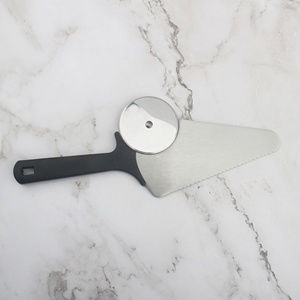 Espátula de <span class=keywords><strong>Pizza</strong></span> de acero inoxidable, cortador de pala de <span class=keywords><strong>Pizza</strong></span>, rueda, servidor de Pie, superventas - Product Image 3