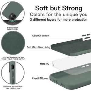 Coque arrière en silicone liquide de haute qualité pour Apple Iphone 12 13 14 15 Pro Max 6.7 pouces Coque - Product Image 5