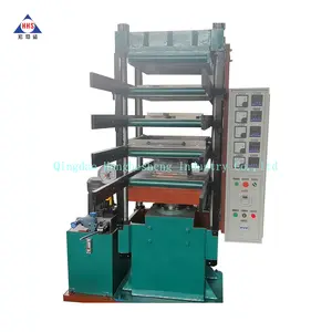 Máquina de fabricación de azulejos de goma para gimnasio, prensa hidráulica de vulcanización de azulejos, crossfit, EPDM