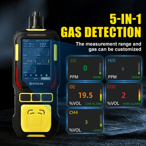 Detector de Gas Marino con Certificación CCS Bosean K-600M, Monitor Multigas 5 en 1 con Bomba, <span class=keywords><strong>CO2</strong></span>, O2, H2S, CO, CH4, Aprobado por CE - Product Image 2