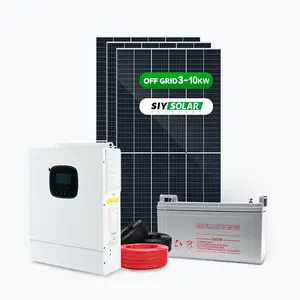ソーラーセットオフグリッド太陽光発電システム2kw 3kw 5kw 10kwオフグリッド太陽光発電システム家庭用完全ソーラーパネルシステム