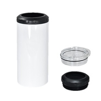 En stock – Tasse isotherme 4-en-1 pour enfants de 16 oz avec revêtement par sublimation, idéale pour refroidir les boissons et personnalisable (DIY)