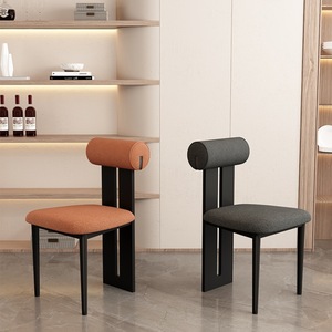 Chaise Hippo, chaise de salle à manger moderne et minimaliste avec coussin pour restaurant et salle à manger - Product Image 2