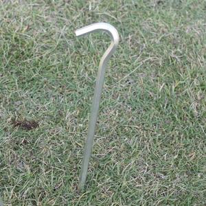 Aluminum Alloy Tent Ground Pegs Question Mark Hexagonal Figure-Eight Pegs <b>Camping</b> Ground Mat & Tarpaulin Accessories - Product Image 5