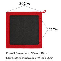 Serviette de lavage auto en microfibre de haute qualité avec revêtement en caoutchouc polymère, texture nid d'abeille, pH équilibré, écologique, pour le décapage du goudron et le detailing automobile