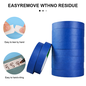 Fita Crepe Impermeável e Resistente ao Calor para Detalhamento Automotivo, Pintura de Carros e Paredes, Adesivo Hot Melt Escrevível - Product Image 2