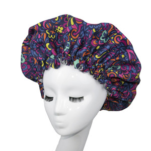 Foulard en <span class=keywords><strong>Satin</strong></span> à Double couche réversible, imprimé cire africaine, doux, personnalisé, Bandana, grand <span class=keywords><strong>Bonnet</strong></span> en soie, Ankara, nouvelle collection 2020 - Product Image 6