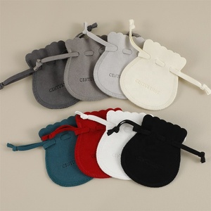 PUPPYSEW Bolsas de Joyería de Microfibra al por Mayor, Bolsa para Collares y Pendientes, Bolsa con Cordón para Joyería con Logotipo - Product Image 4