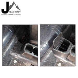 <span class=keywords><strong>Plateau</strong></span> de rangement de <span class=keywords><strong>voiture</strong></span> en ABS sur mesure avec tapis antidérapant pour Suzuki Jimny JB64 JB74 2018-2025 3 portes Pueatas Accessoires intérieurs - Product Image 5