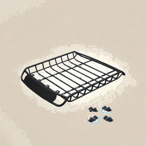 Hante MeiYing Panier de toit universel en acier au carbone pour SUV, sans barres transversales, porte-bagages 150 kg - Product Image 3