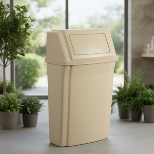 Cestino da Parete Slim Jim 56,8 L Beige per Uso Interno ed Esterno - Product Image 3