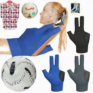 Guantes de billar sin dedos/medios dedos de nailon para mano izquierda o derecha, universales para jugadores de billar - Product Image 3